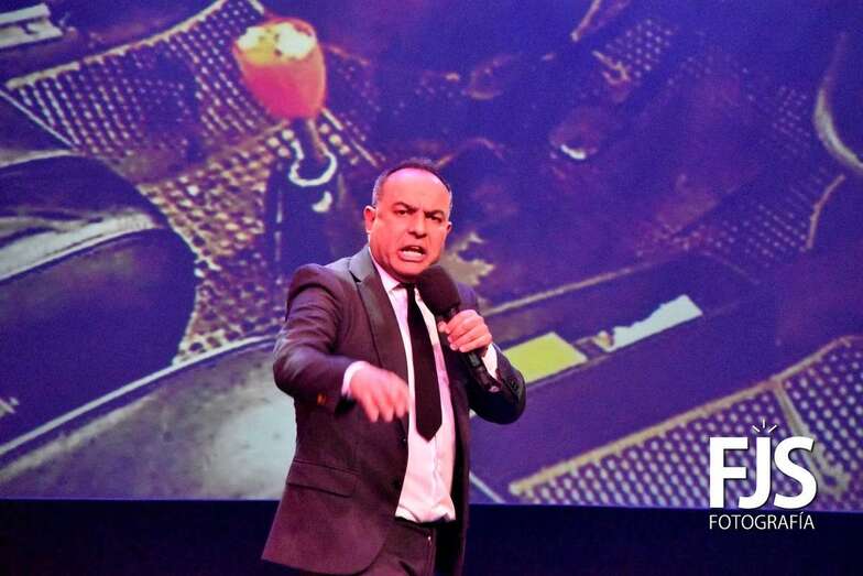 Momento del espectáculo de anoche/Francisco Javer Santana.